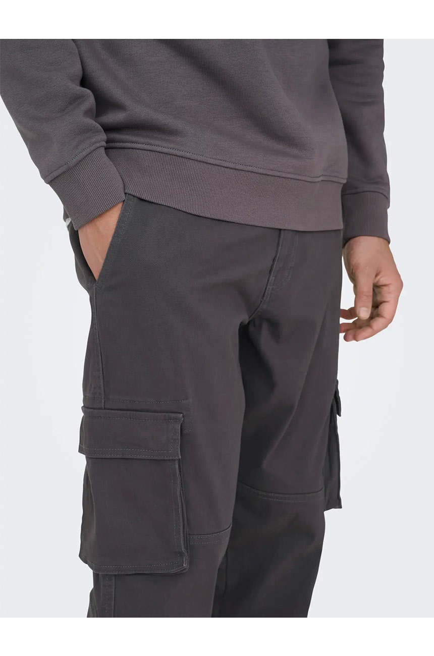 Παντελόνι Cargo Only&Sons Grey - Image 2