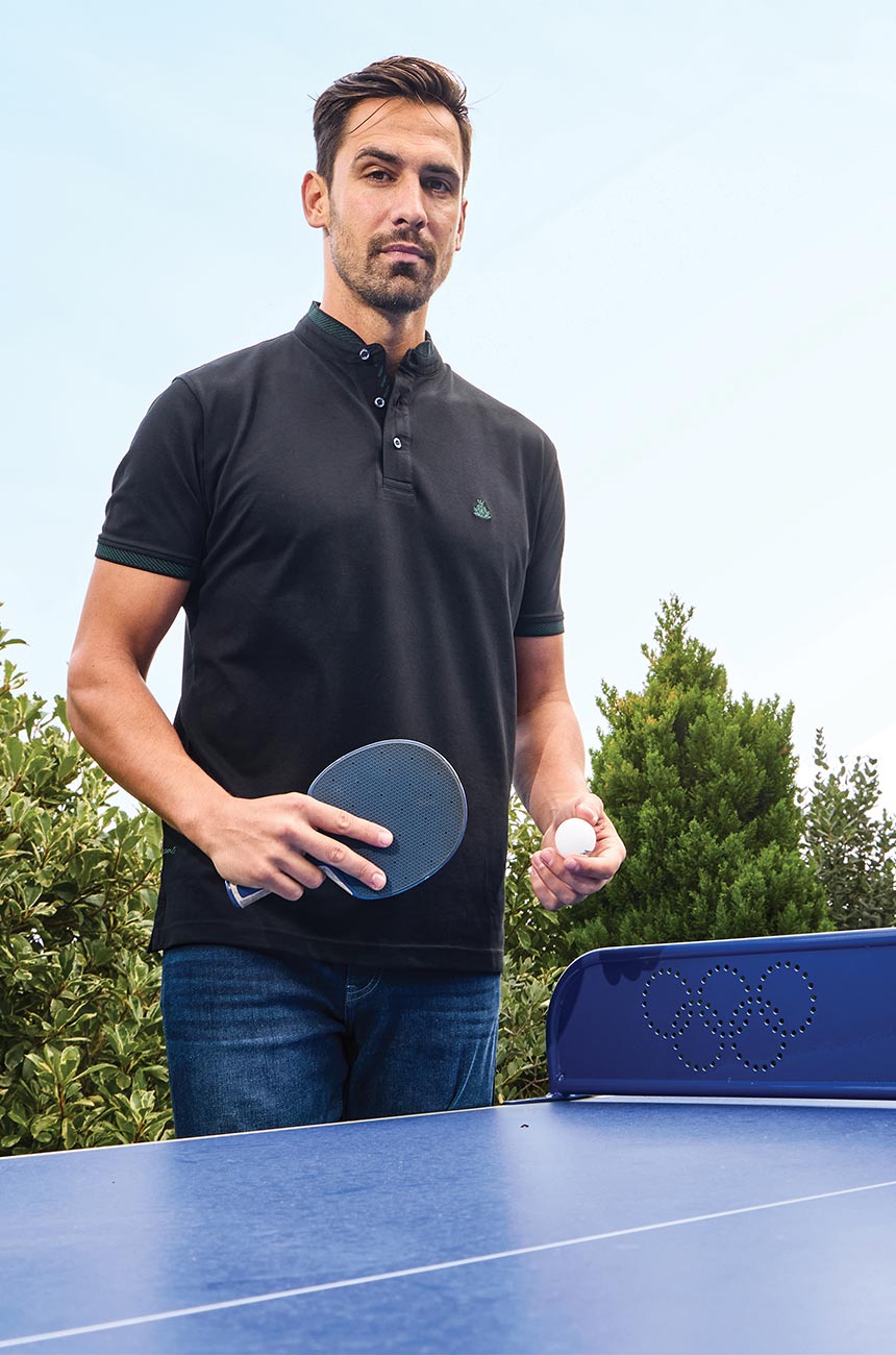 Polo Visconti Mao Black