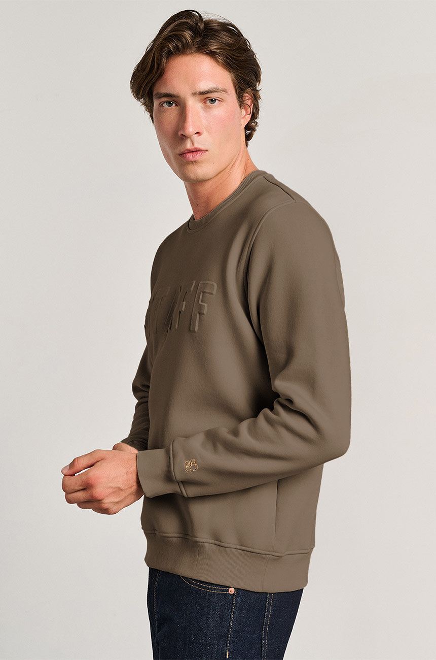 Φούτερ Crewneck Staff Καφε