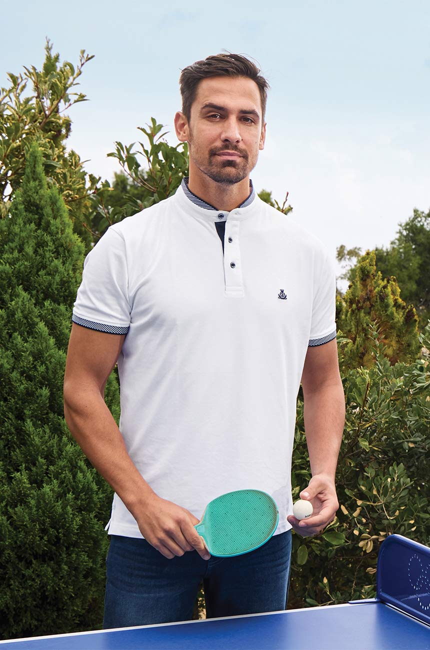 Polo Visconti Mao White