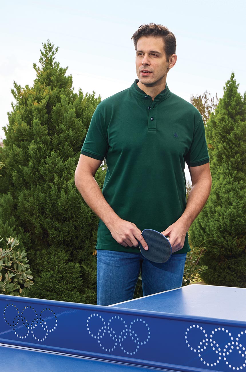 Polo Visconti Mao Khaki