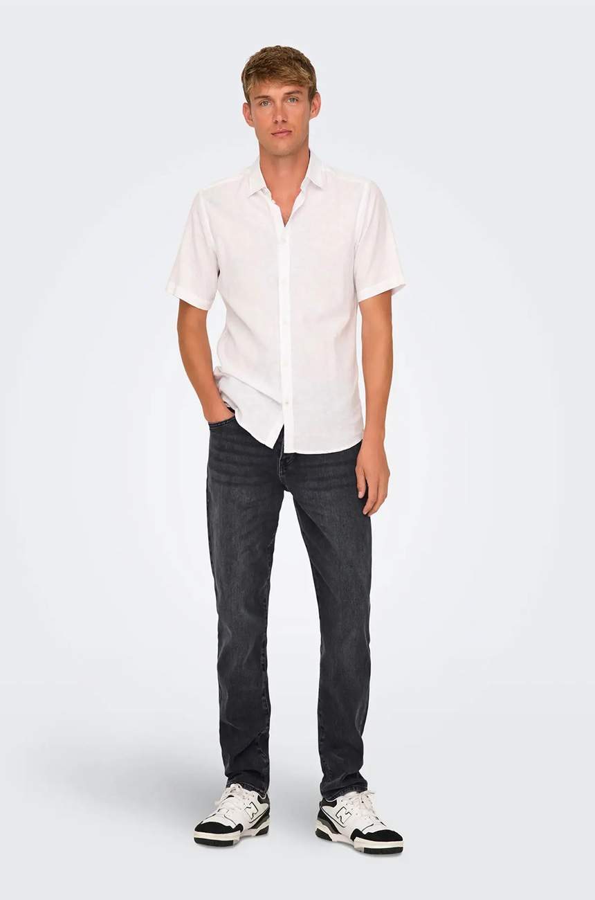 Παντελόνι Jean Only&Sons Tapered Μαυρο