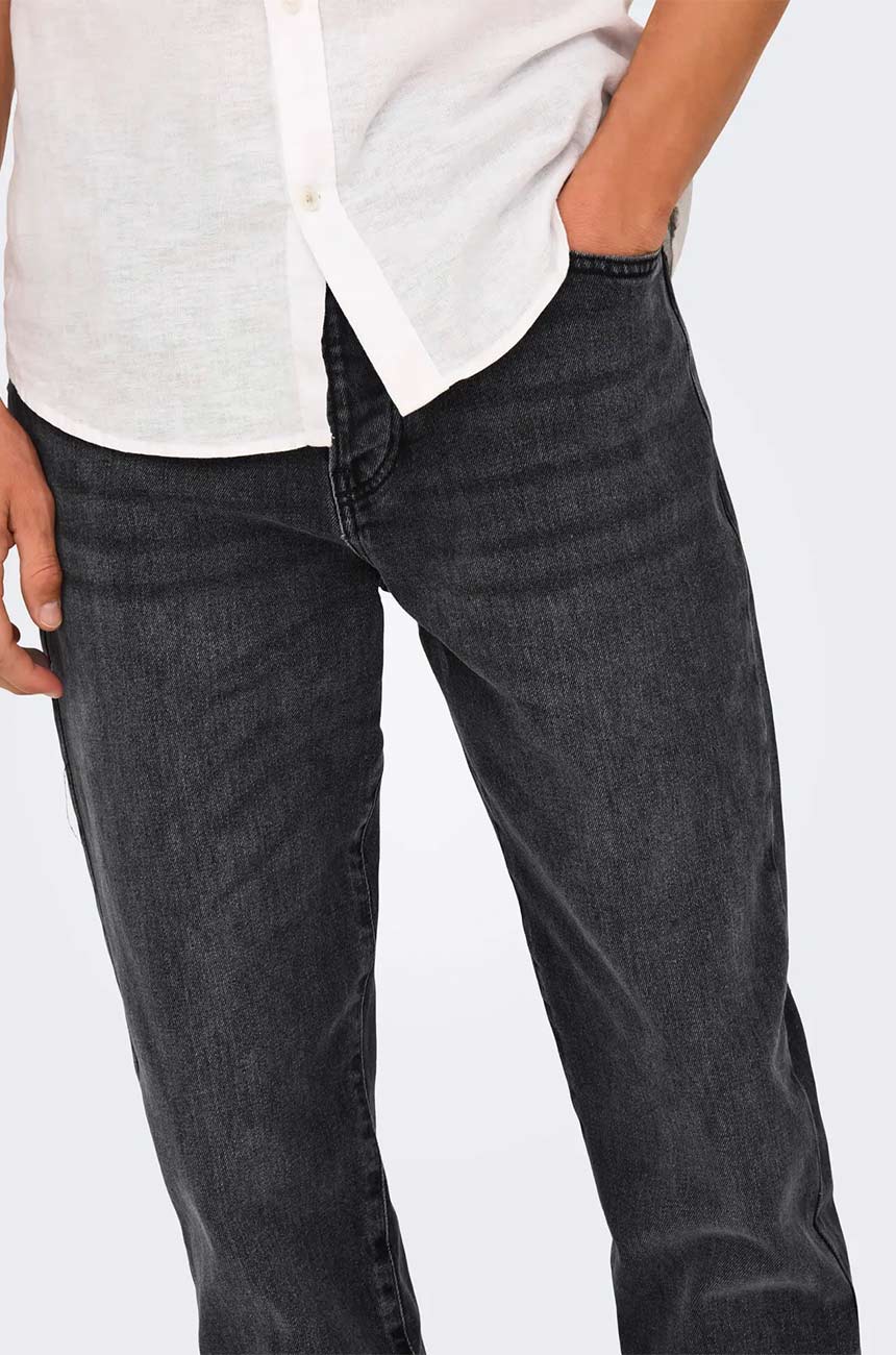 Παντελόνι Jean Only&Sons Tapered Μαυρο - Image 3