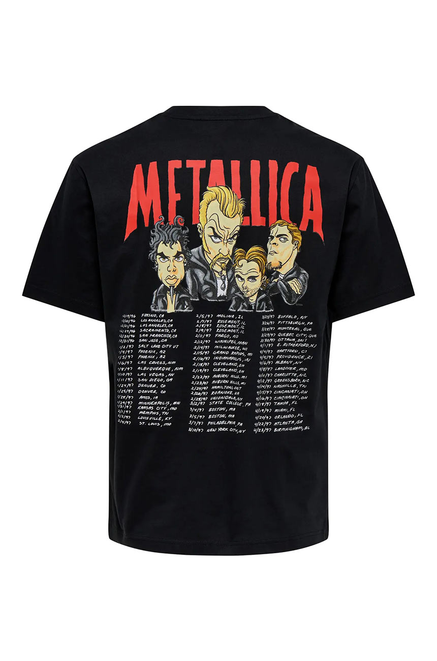 T-shirt Only&Sons Metallica M72 Tour Black